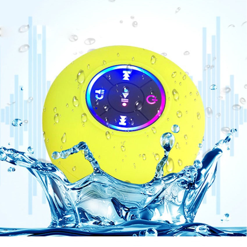 BTS07 Large Suction Cup Waterproof Bluetooth Audio With Light