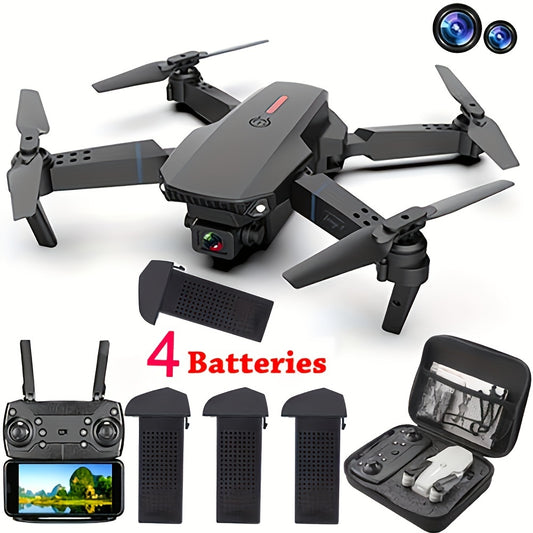 SD Dual Camera WiFi FPV Foldable RC Drone with Remote Control Perfect Beginner Christmas Halloween Thanksgiving Gift HD Video Recording