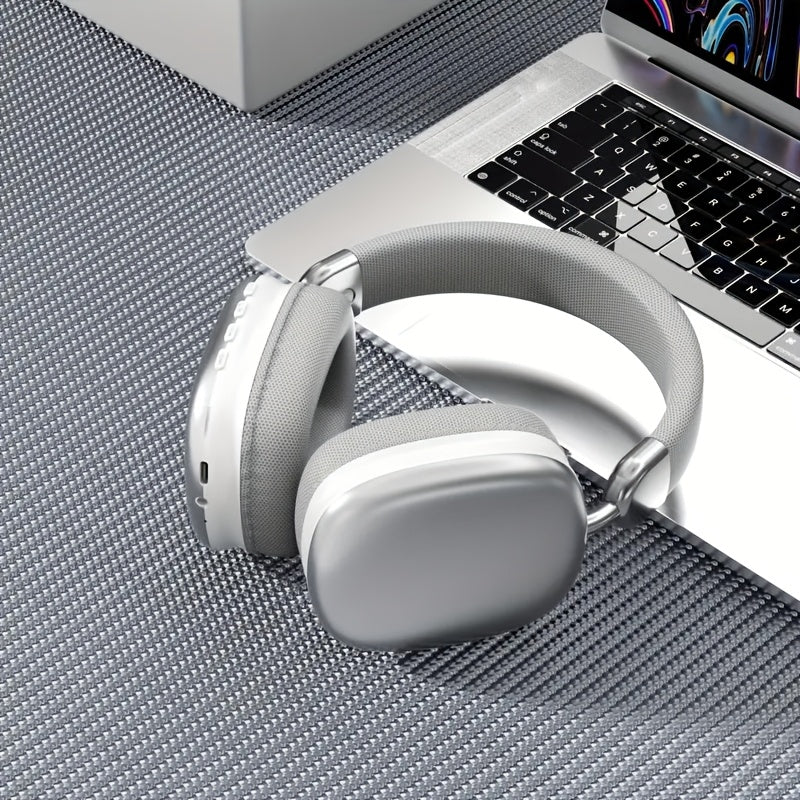 Lightweight HIFI Stereo Wireless Headsets with Microphones for Office Gaming and Home Use Immersive Audio Experience