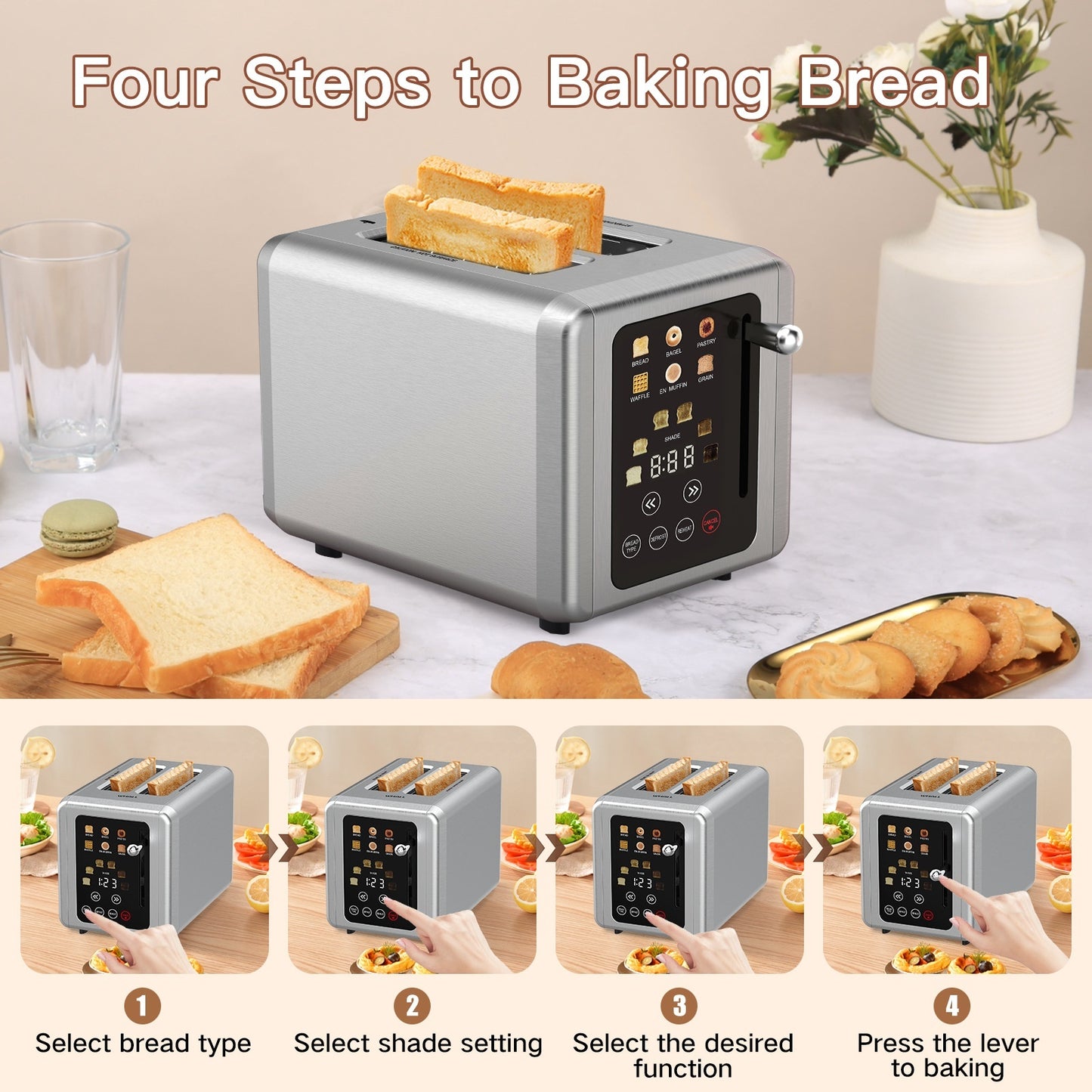 Six In One Intelligent Touch Screen Breakfast Machine