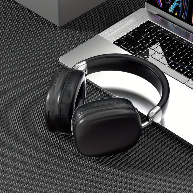 Lightweight HIFI Stereo Wireless Headsets with Microphones for Office Gaming and Home Use Immersive Audio Experience